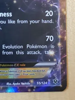 Umbreon EX 55/124 Fates Collide Holo Card Lightly Played - Image 5