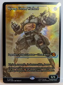 Krang, Utrom Warlord - Foil Showcase TMNT NM MTG - Image 1