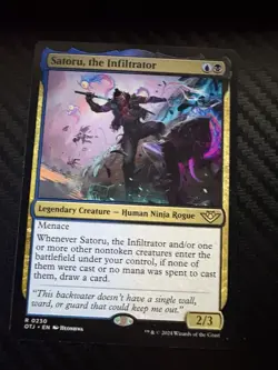 MTG- Satoru, the Infiltrator- Outlaws of Thunder Junction- NM - Image 1