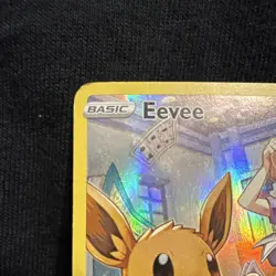 Pokemon TCG Eevee Full Art Holo Card TG11/TG30 Brilliant Stars 2022 - Image 2