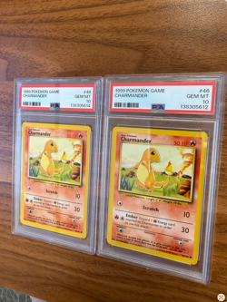 1999 POKEMON GAME #46 CHARMANDER PSA 10 - Image 1