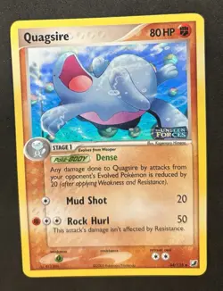 Pokemon Quagsire 44/115 Rev Holo - Stamped Unseen Forces - LP+/NM- - Image 2