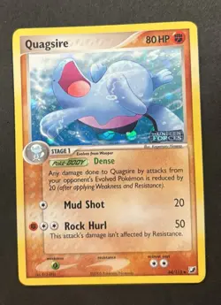 Pokemon Quagsire 44/115 Rev Holo - Stamped Unseen Forces - LP+/NM- - Image 4