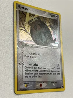 Pokemon Card - Noctowl Unseen Forces 43/115 Holo Stamped LP - Image 3