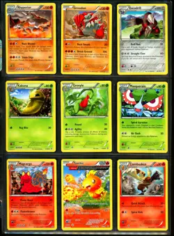 2014 Pokemon XY PRIMAL CLASH Set Near Complete NON HOLO Cards Lot RARE Groudon + - Image 3