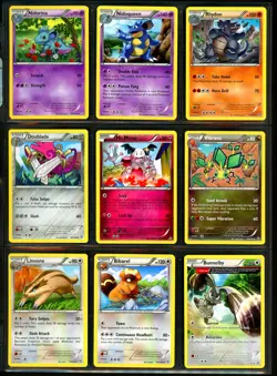 2014 Pokemon XY PRIMAL CLASH Set Near Complete NON HOLO Cards Lot RARE Groudon + - Image 5