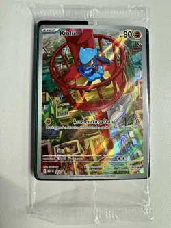 Riolu #10 Mega Evolution ETB Black Star Promo Pokemon TCG SEALED! - Image 1