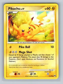 Pikachu Pokemon TCG Arceus 71/99 NM - Image 1