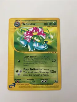 2002 Venusaur Expedition 67/165 Rare Non-holo LP | 2002 Pokemon TCG - Image 1