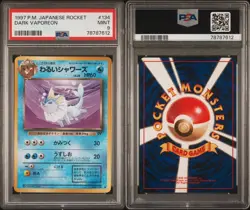 Pokemon - PSA 9 - Dark Vaporeon Japanese #134 Team Rocket - Image 3