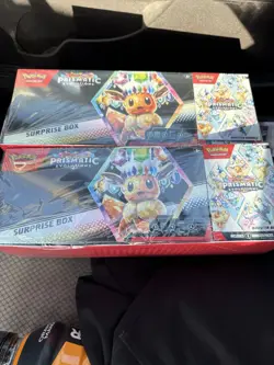 Pokemon Prismatic Evolutions Surprise Box/Booster Sam's Club Bundle (Lot Of 2) - Image 1