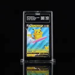 TAG 10 - Surfing Pikachu V 008/025 Celebrations Ultra Rare Pokemon 2021 - Image 1