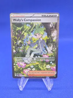 Pokemon Mega Evolution Wally’s Compassion 186/132 Special Illustration Rare NM - Image 1