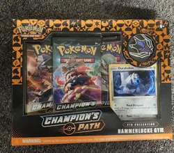 Pokemon TCG Champions Path Pin Collection Hammerlocke Gym Sealed - Image 1