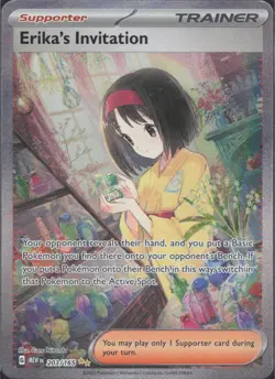 Pokemon TCG - Erika's Invitation 203/165 Special Illustration Rare 151 - 822 - Image 1