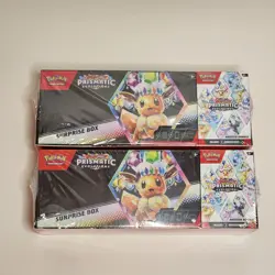 Pokemon Prismatic Evolutions Surprise Box/Booster Sam's Club Bundle (Lot Of 2) - Image 1