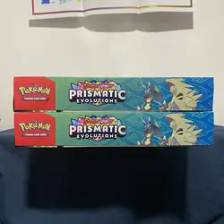 Pokemon Prismatic Evolutions Lucario ex & Tyranitar ex Box Sam’s Club Sealed 2x - Image 4