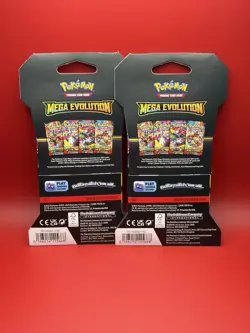 Pokemon TCG Mega Evolution Sleeved Booster Pack Factory Sealed-Lot Of 2 - Image 2