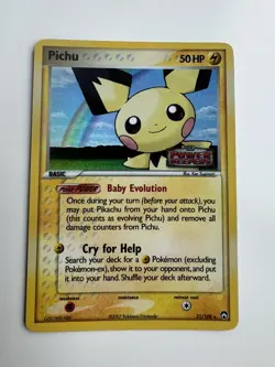 Pokemon TCG - Pichu 21/108 Reverse Holo EX Power Keepers - Image 1