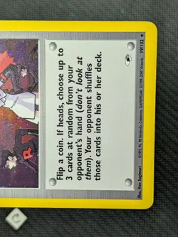 The Rocket's Trap 19/132 - Gym Heroes Unlimited Holo Rare Pokemon TCG NM - Image 5