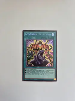 Yugioh Maze of Muertos - Ectoplasmic Fortification - MZMU-EN008 - Secret Rare - Image 1