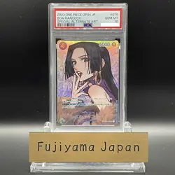 PSA 10 Boa Hancock OP01-078 SR SP One Piece Card Kingdoms of Intrigue Japanese - Image 1