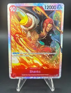 • Shanks • OP06-007 SR Wings of the Captain Holo Foil One Piece TCG NM - Image 2