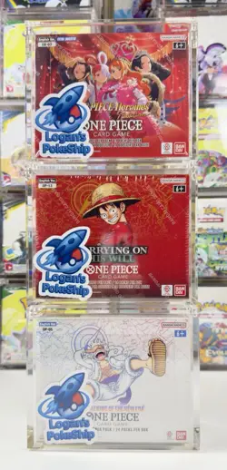 One Piece Booster Box Acrylic Case Magnetic Lid - UV resistant - US seller - Image 1