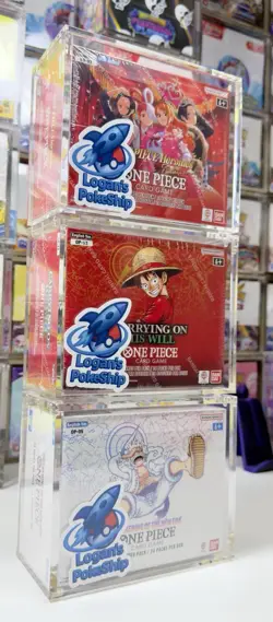 One Piece Booster Box Acrylic Case Magnetic Lid - UV resistant - US seller - Image 4