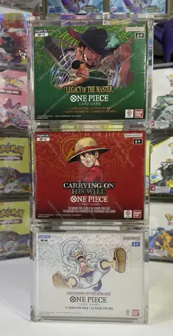 One Piece Booster Box Acrylic Case Magnetic Lid - UV resistant - US seller - Image 5