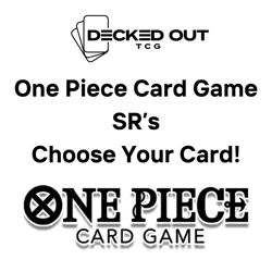 One Piece TCG Card Game SR's - Choose Your Card! - Image 1