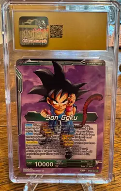 Dragon Ball Super Card Game BT20-054 Son Goku SS4 Betting It All Power CGC 10 - Image 2