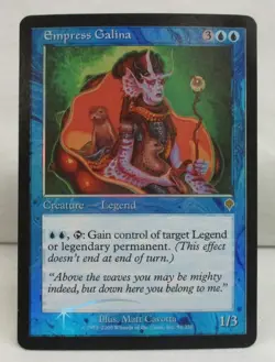 Empress Galina MTG Card Invasion 54/350 RARE FOIL EX/LP Magic the Gathering - Image 1