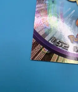 Meowth #52 Chrome Holo Foil Starburst Rare Pokemon 1999 Topps Card TV Animation - Image 5