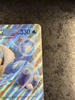 Pokemon Blastoise Ex 009/165 HP 330 STAGE 2 Jumbo Card (Oversized) - Image 3
