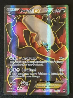 Pokemon TCG Darkrai EX Holo Card Breakpoint Ultra Rare (118/122) - Image 1