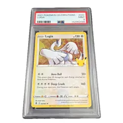 2021 Pokemon Celebrations #22 Lugia Holo PSA 9 Card MINT - Image 1