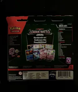 Pokemon League Battle Deck Gardevoir ex Foil Cards Deck Box Dice Markers - Image 2