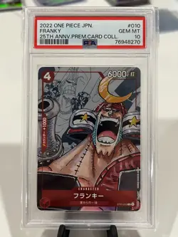 PSA 10 Franky - (Alternate Art) ST01-010 One Piece Promotion Cards Foil NM JP - Image 1