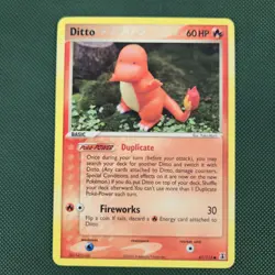 MP Ditto 61/113 Charmander EX Delta Species Common Nintendo Pokemon Card - Image 1