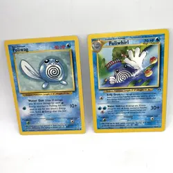 Poliwag Poliwhirl & Politoed Pokemon TCG Card Lot - Image 4
