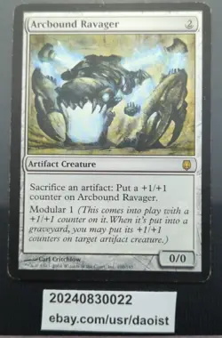 MTG Arcbound Ravager Darksteel Rare Magic The Gathering LP - Image 2