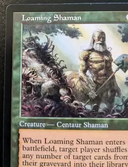Loaming Shaman (Retro Frame) 351 Uncommon Ravnica Remastered Magic The Gathering - Image 2