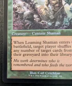Loaming Shaman (Retro Frame) 351 Uncommon Ravnica Remastered Magic The Gathering - Image 4