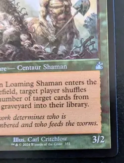 Loaming Shaman (Retro Frame) 351 Uncommon Ravnica Remastered Magic The Gathering - Image 5