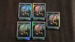 Magic: the Gathering / MtG Foil Squirrel Token (1/1) x5 Unstable - Image 1