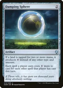 Damping Sphere [Dominaria] Foil Near Mint - Image 1