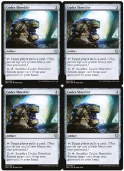 MTG Codex Shredder x4 Commander Legends Uncommon NM Playset - Image 1