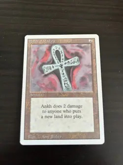 Magic: The Gathering (MTG) - Ankh of Mishra - Revised Edition (3ED) - Image 1