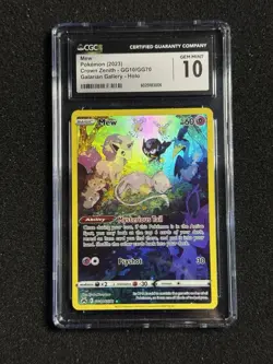 Pokemon Mew TCG Ultra Rare Holo Card Crown Zenith: Galarian Gallery #GG10/GG70 - Image 1